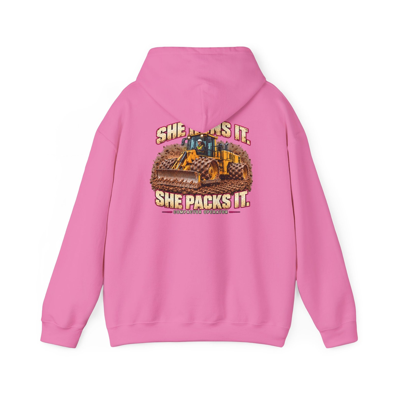 She Runs It. She Packs It. — Woman Compactor Operator Hoodie | Don’t Be a Ronnie - Image 18