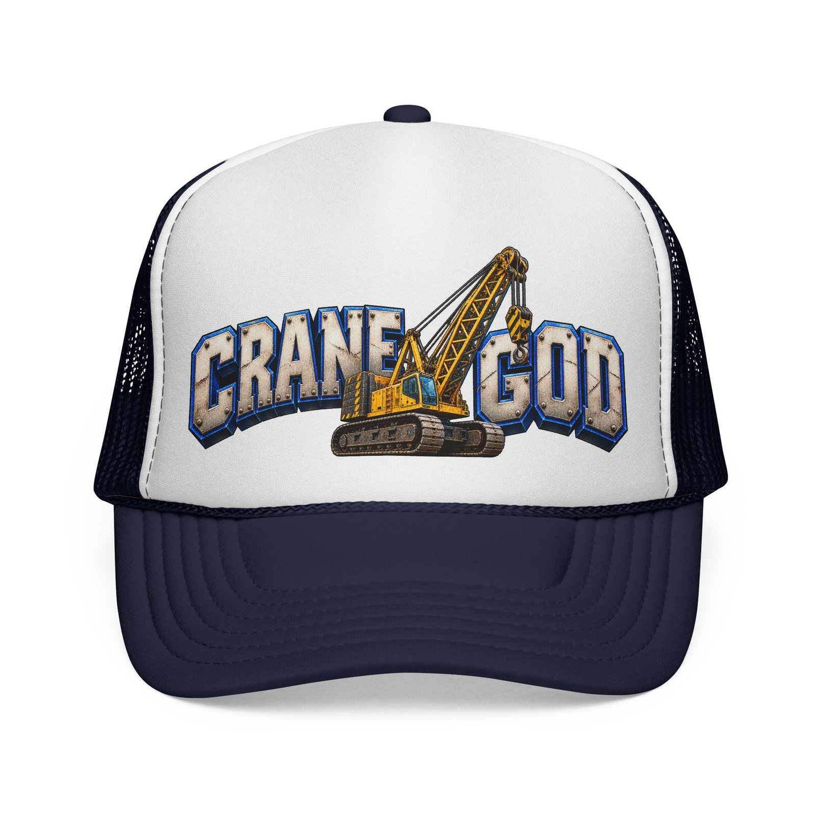 Crane God | Heavy Crane Operator Trucker Hat — Don’t Be a Ronnie - Image 5