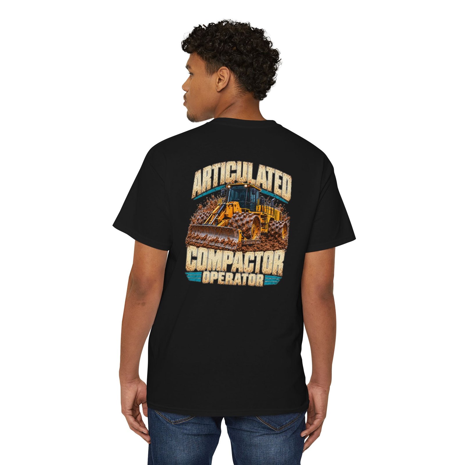 Articulated Compactor Operator Pocket Tee | Don’t Be a Ronnie - Image 4