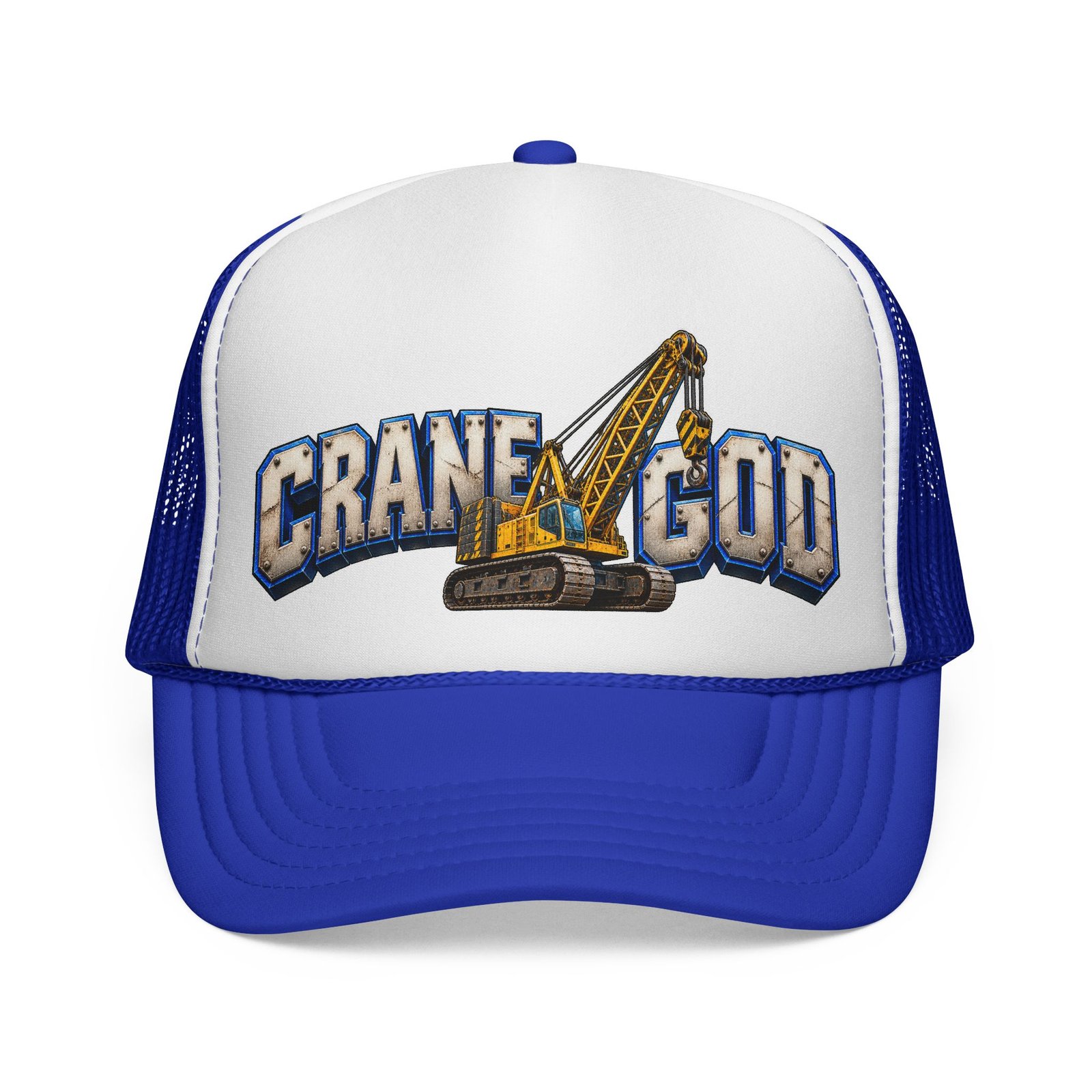 Crane God | Heavy Crane Operator Trucker Hat — Don’t Be a Ronnie - Image 9