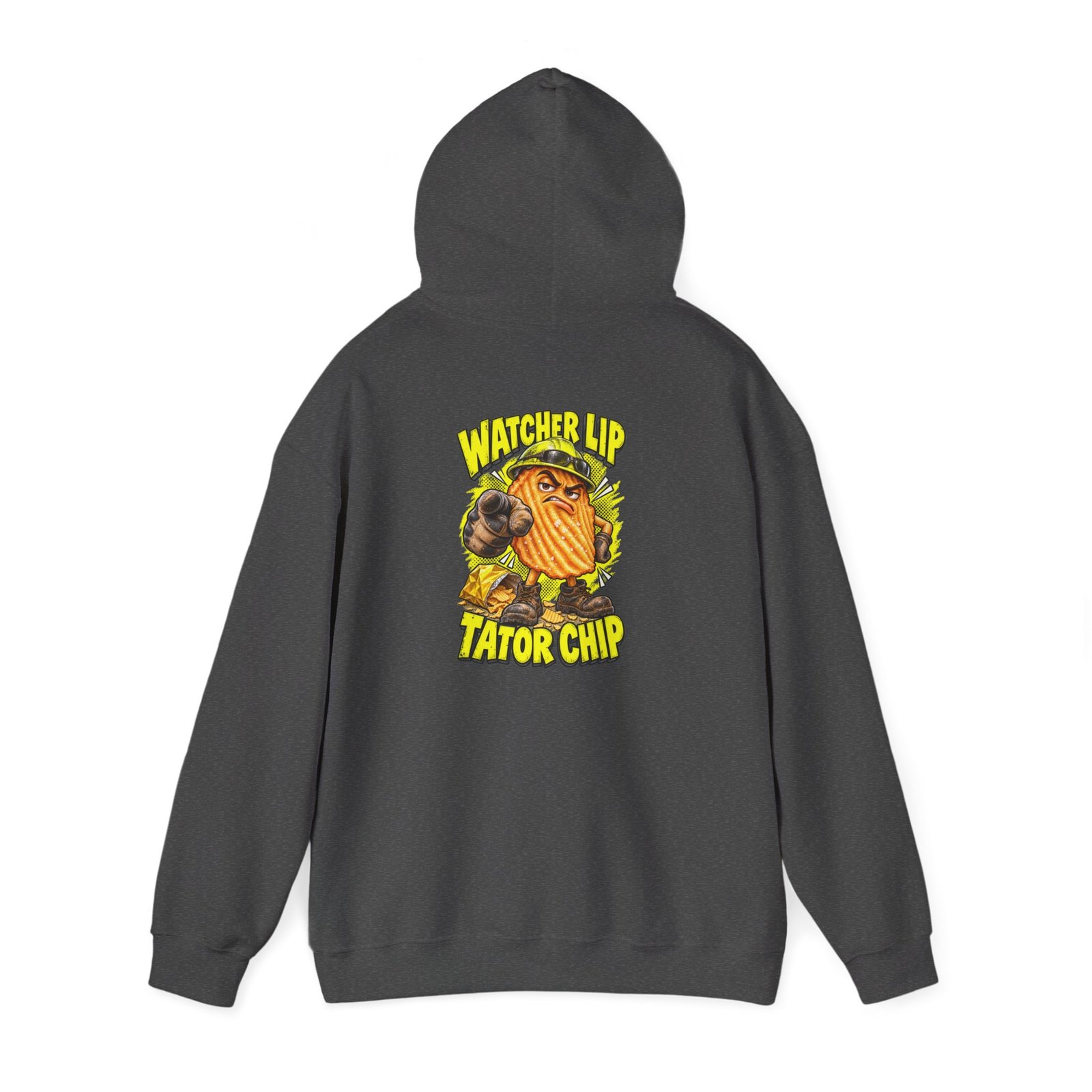 Watcher Lip Tator Chip | Back-Print Hoodie — Don’t Be a Ronnie - Image 9