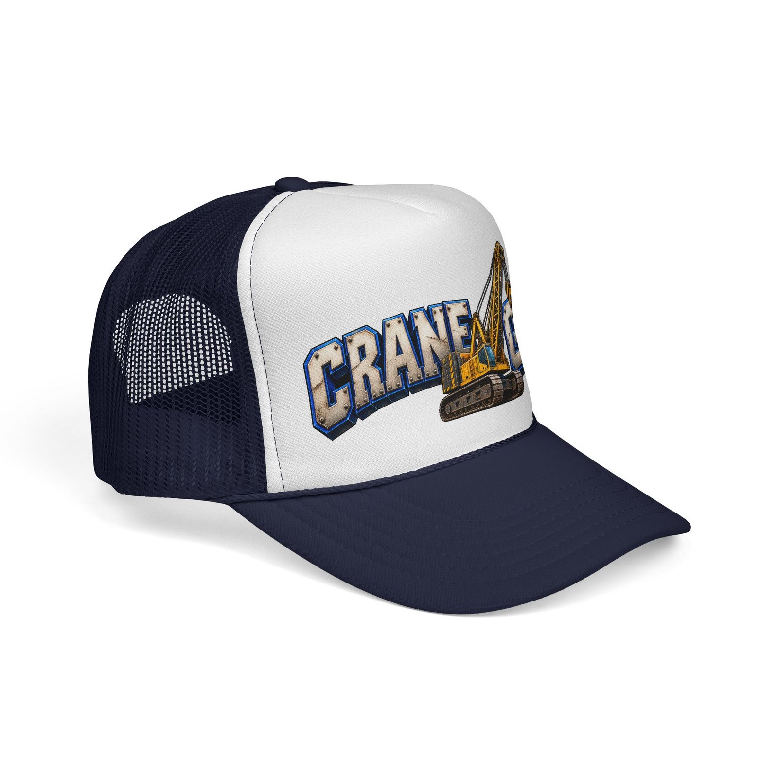 Crane God | Heavy Crane Operator Trucker Hat — Don’t Be a Ronnie - Image 6