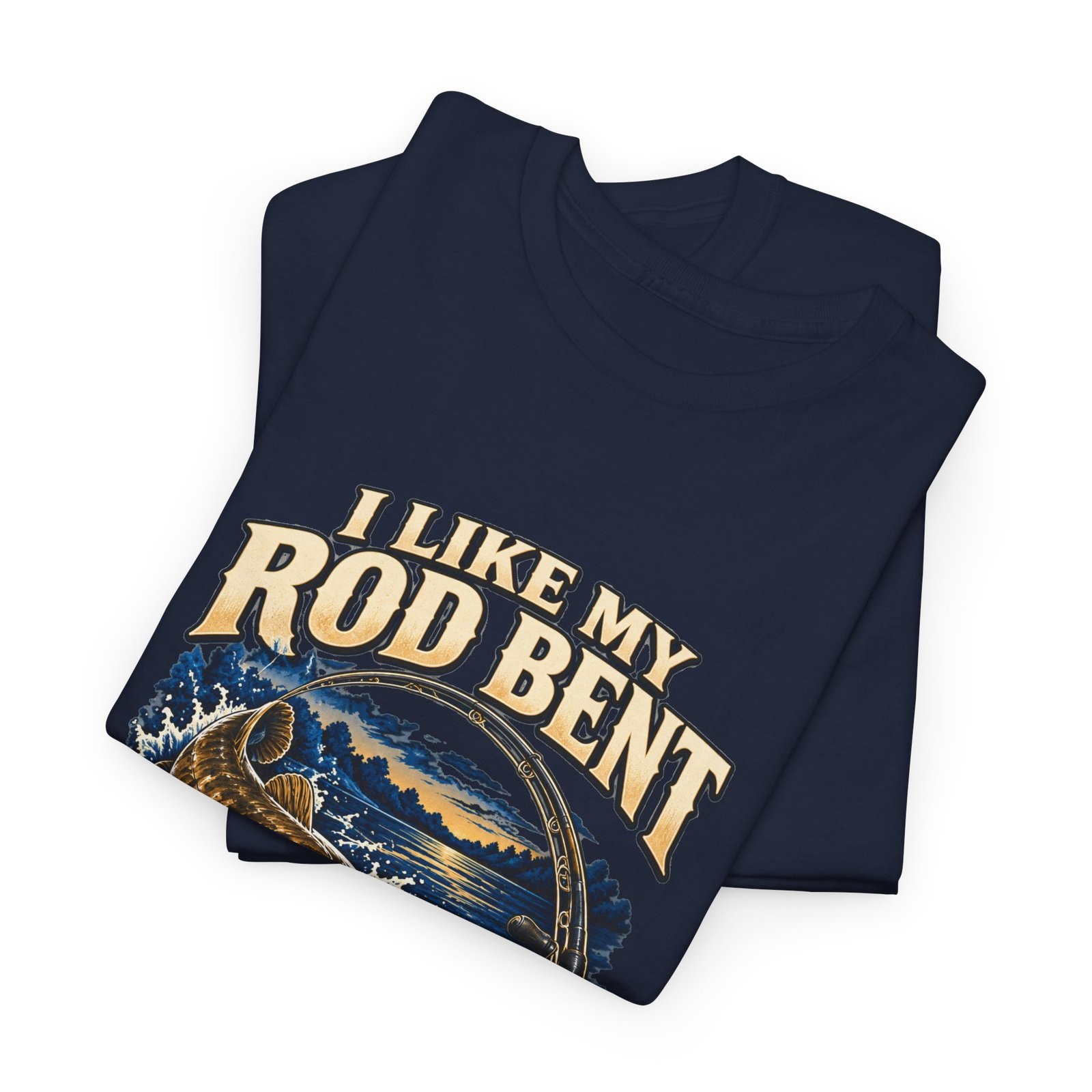 Blue Collar Flat Heads — Rod Bent, Reel Screaming T-Shirt - Image 15