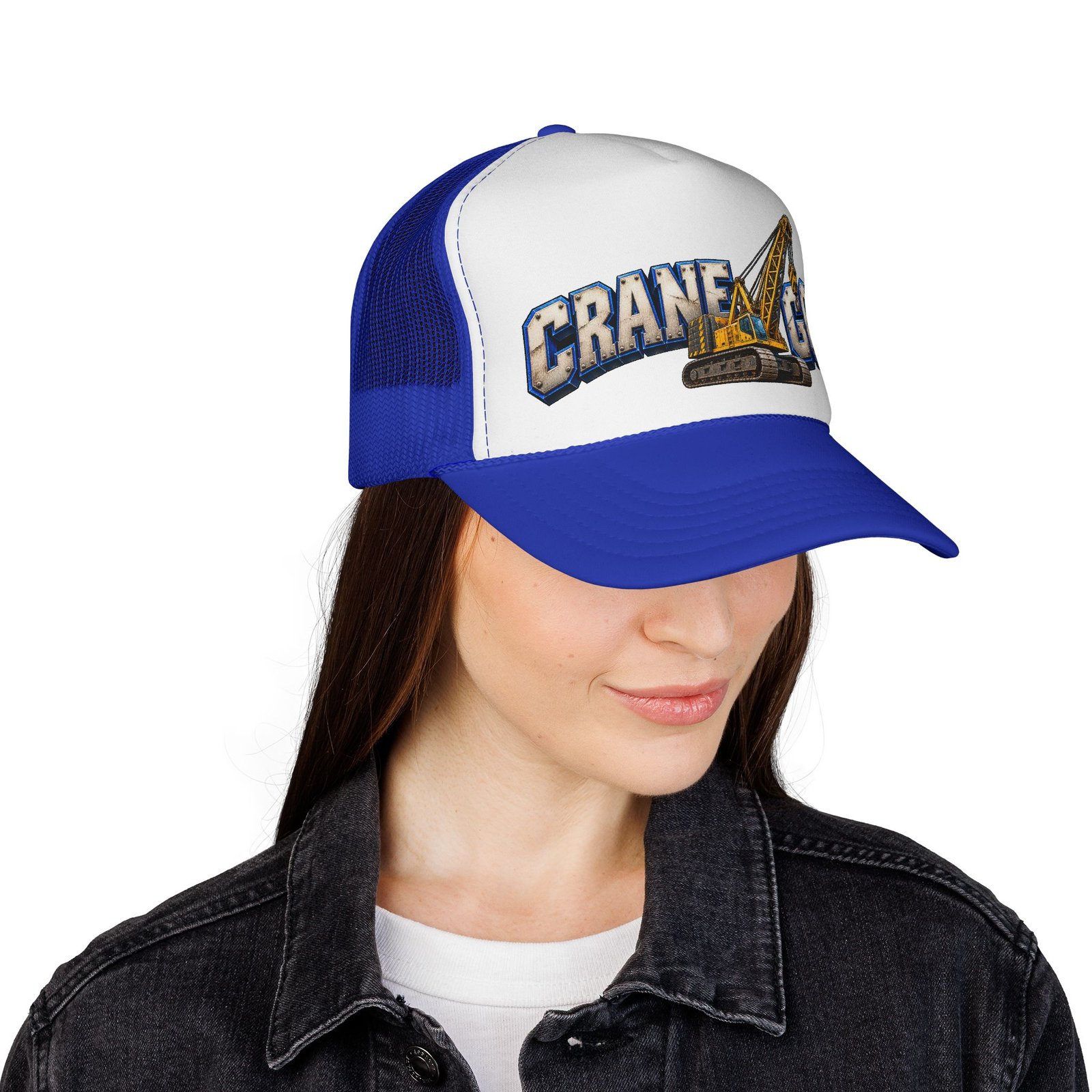 Crane God | Heavy Crane Operator Trucker Hat — Don’t Be a Ronnie - Image 12