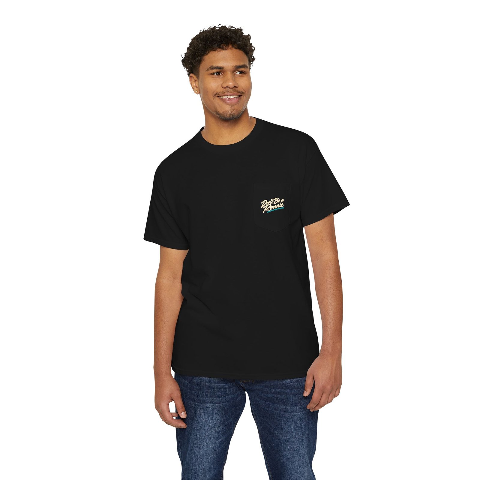 Articulated Compactor Operator Pocket Tee | Don’t Be a Ronnie - Image 3