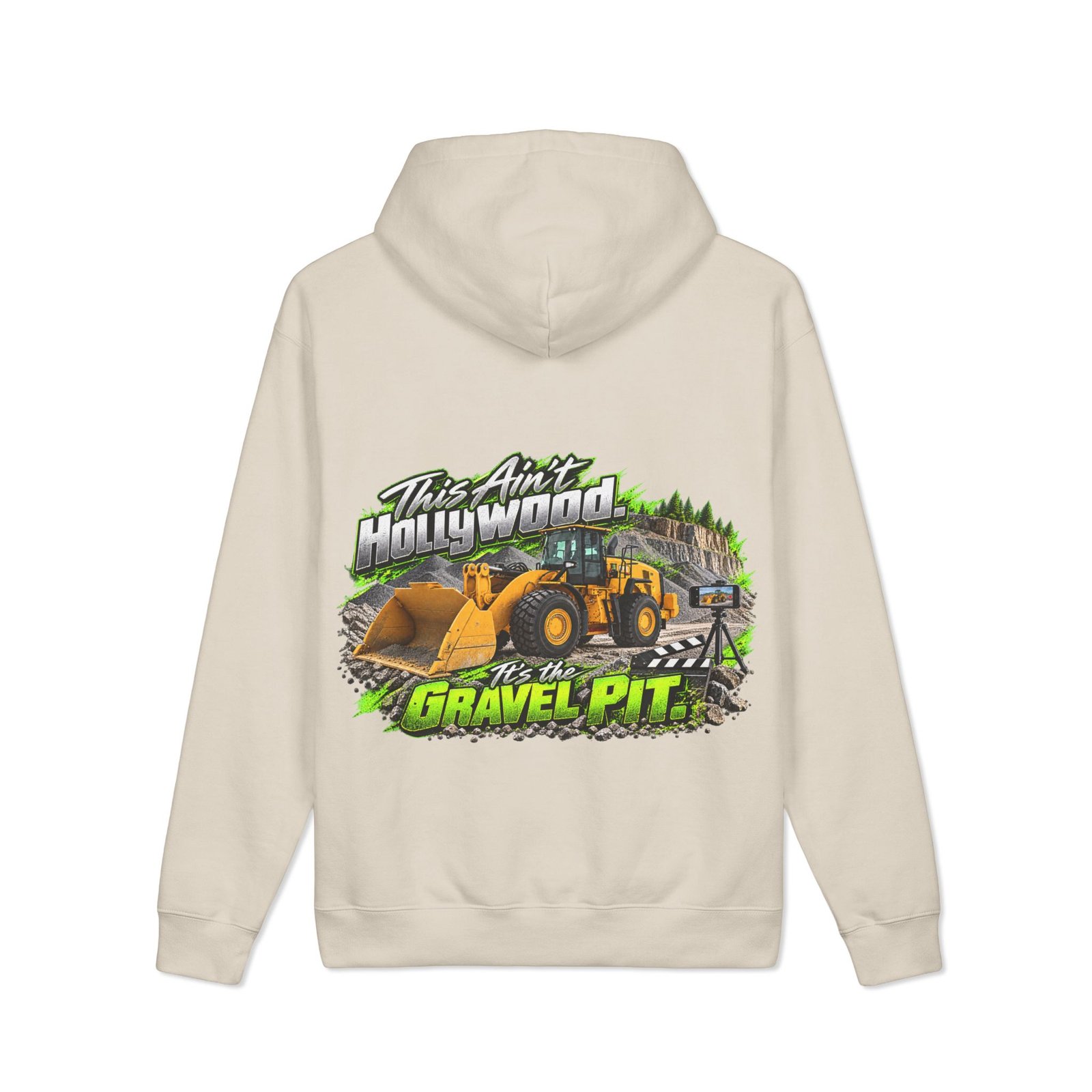 This Ain’t Hollywood. It’s the Gravel Pit. | Operator 12.5 oz Heavyweight Hoodie — Trades TikTok Collection - Image 6