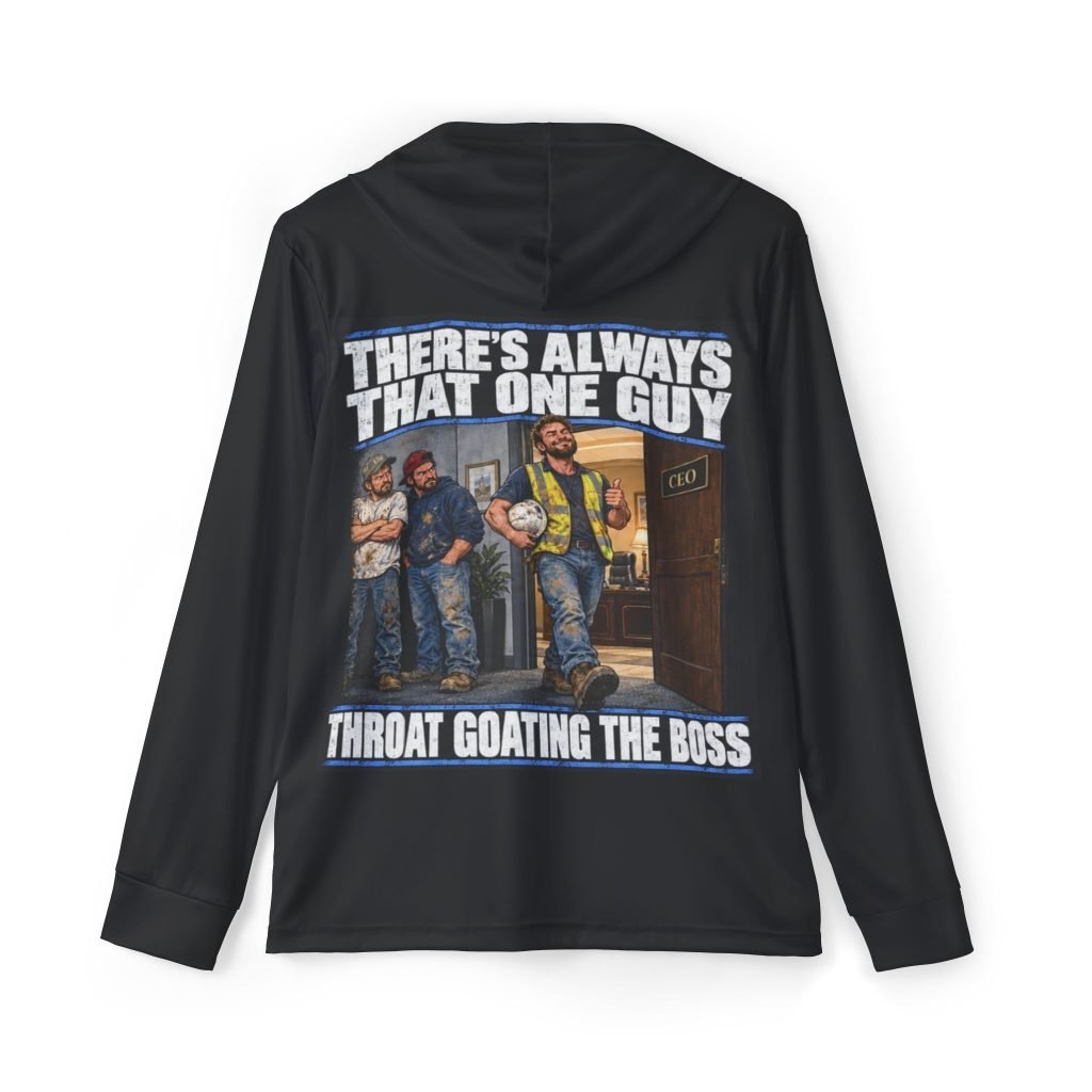 There’s Always That One Guy — Black Sports AOP Full-Back Hoodie | Don’t Be a Ronnie