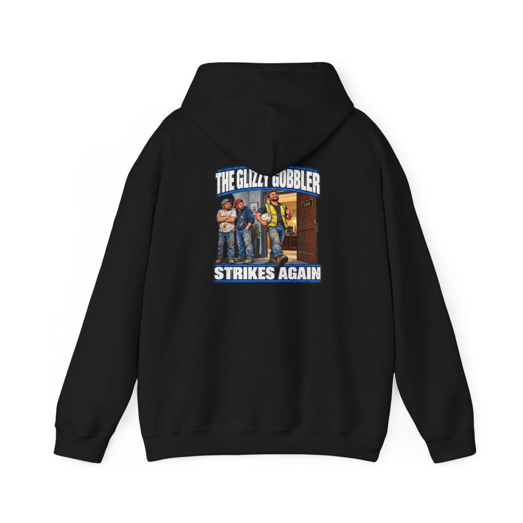 The Glizzy Gobbler Strikes Again — Don’t Be a Ronnie Work Hoodie