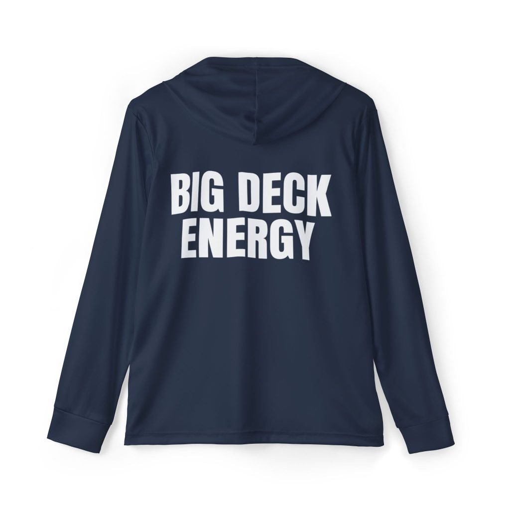 Big Deck Energy — Navy Sports AOP Full-Back Hoodie | Don’t Be a Ronnie