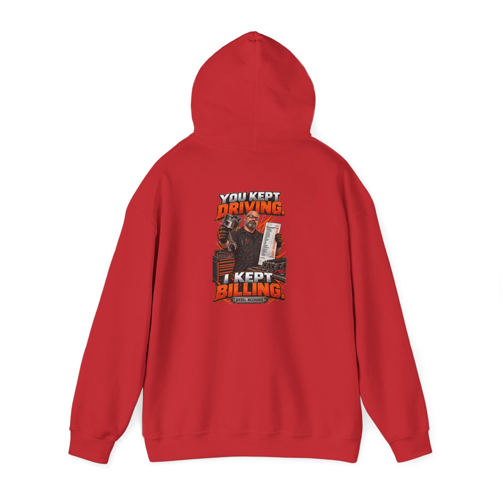 You Kept Driving. I Kept Billing. | Diesel Mechanic Hoodie — Don’t Be a Ronnie - Image 15