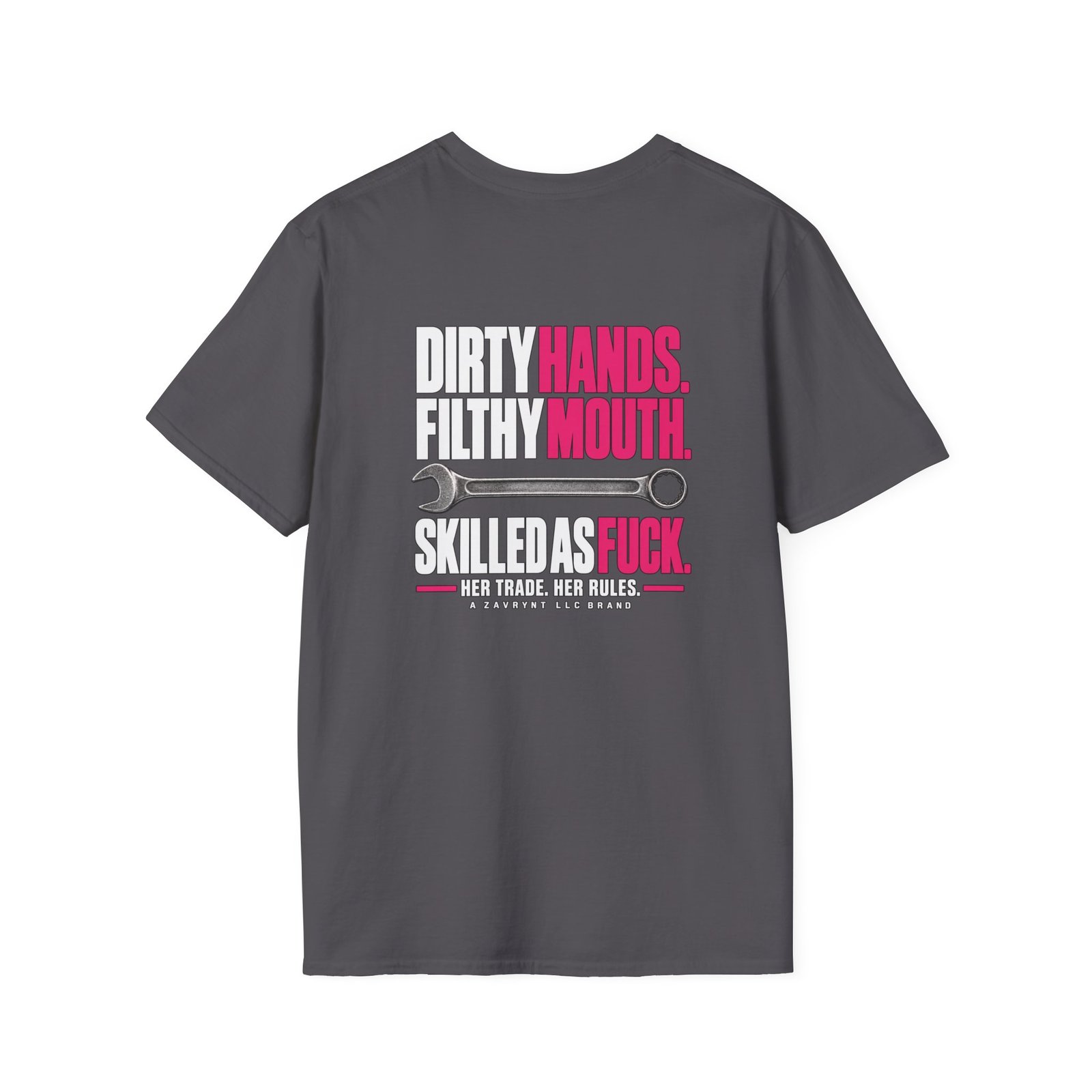Her Trade. Her RULES. | Dirty Hands. Filthy Mouth. Skilled as Fuck. — Mechanic Tee - Image 3