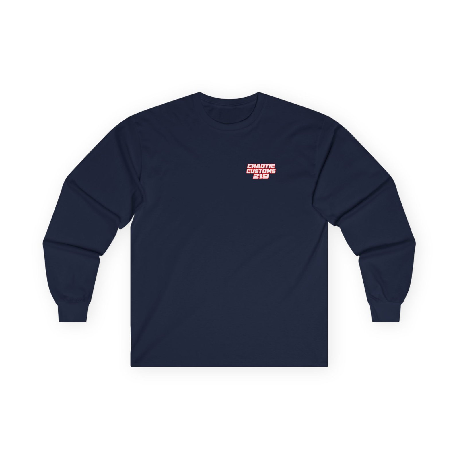 Chaotic Customs 219 — Blue Collar Built. Chaos Driven. Long Sleeve - Image 10