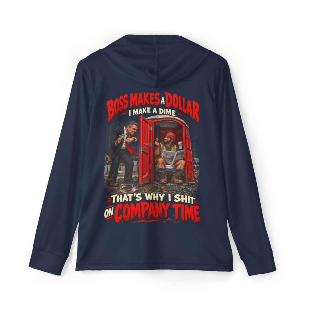 Boss Makes a Dollar — Navy Sports AOP Full-Back Hoodie | Don’t Be a Ronnie