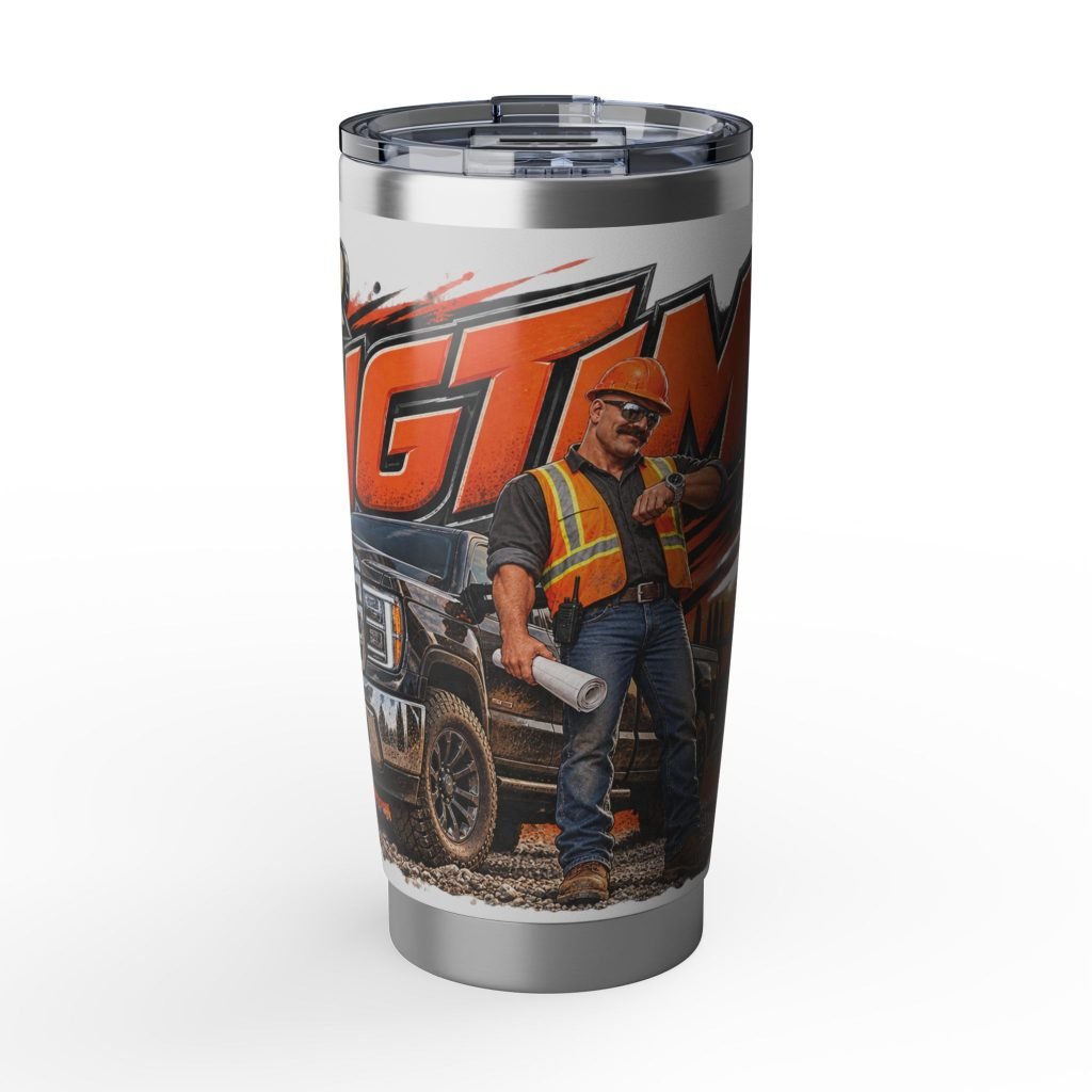 Mr Bigtime | Construction Foreman 20oz Tumbler — Don’t Be a Ronnie