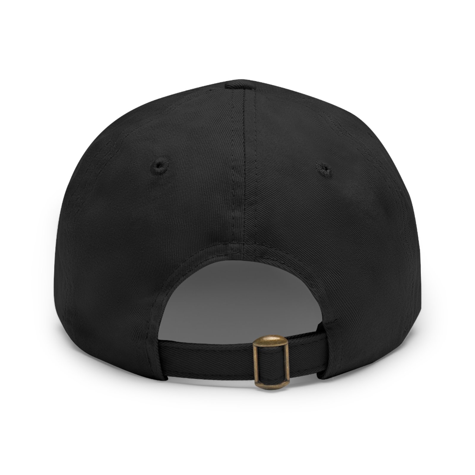 My Bike Runs on Gas. My Life Runs on Overtime. | Alexa Steel-Toe Riders Faux-Leather Patch Hat - Image 3