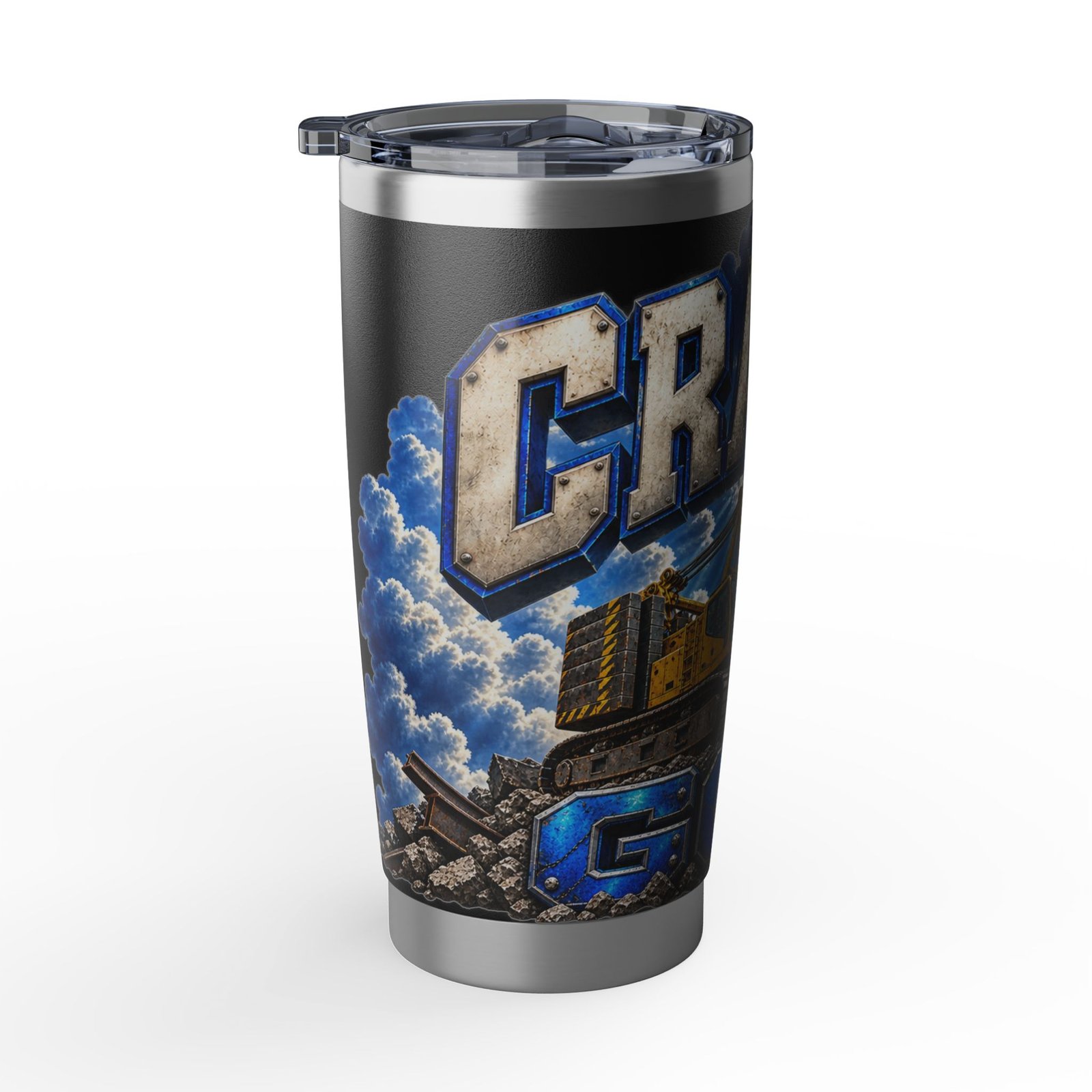 Crane God | Heavy Crane Operator 20oz Tumbler — Don’t Be a Ronnie - Image 8
