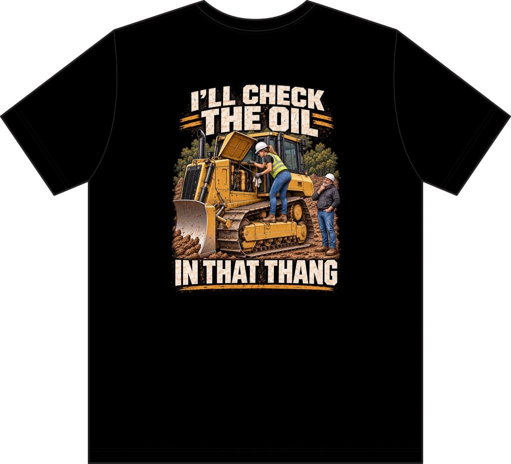 I’ll Check the Oil in That Thang — Pocket T-Shirt