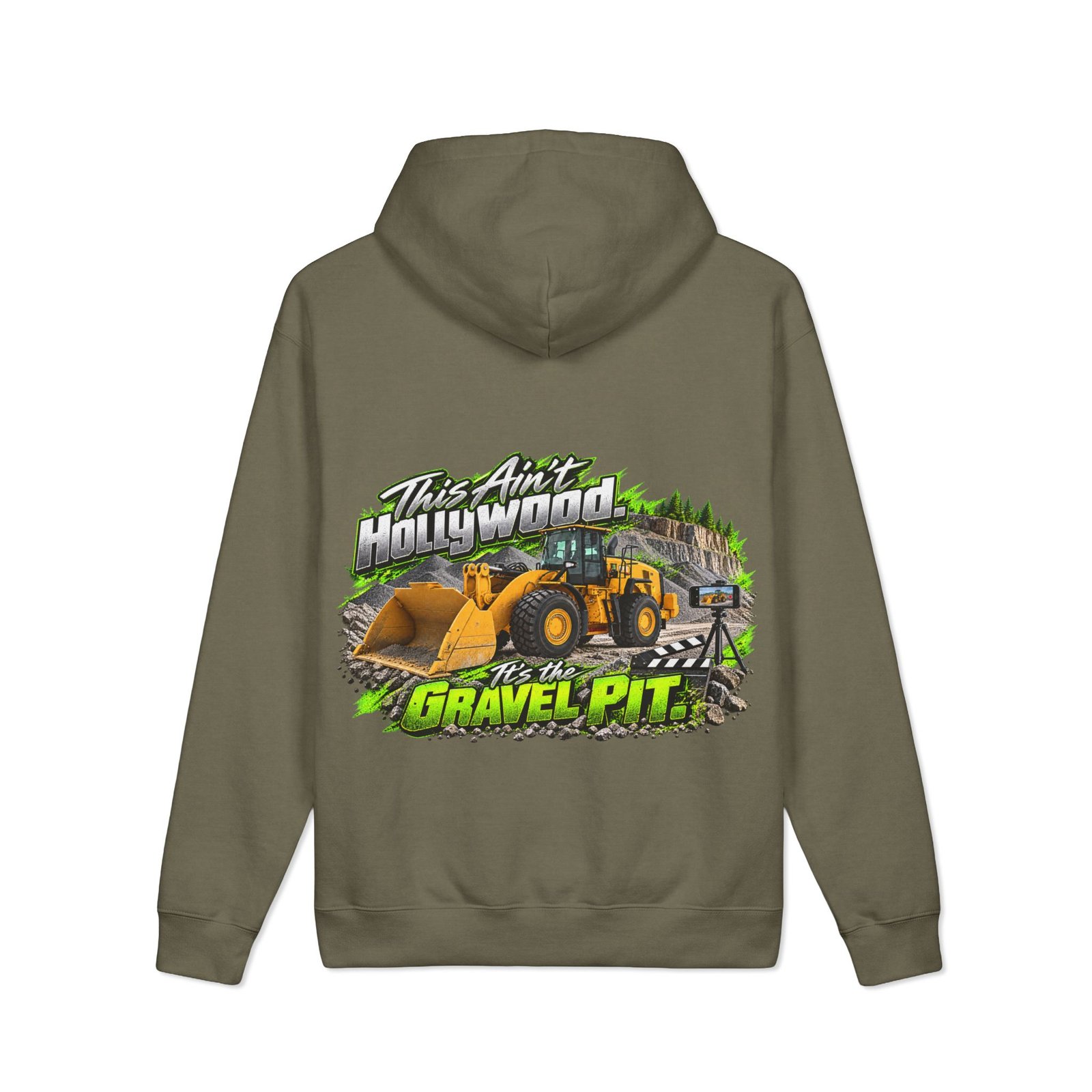 This Ain’t Hollywood. It’s the Gravel Pit. | Operator 12.5 oz Heavyweight Hoodie — Trades TikTok Collection - Image 8