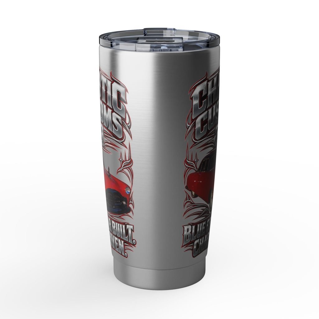 Chaotic Customs 219 — Blue Collar Built. Chaos Driven. 20oz Tumbler