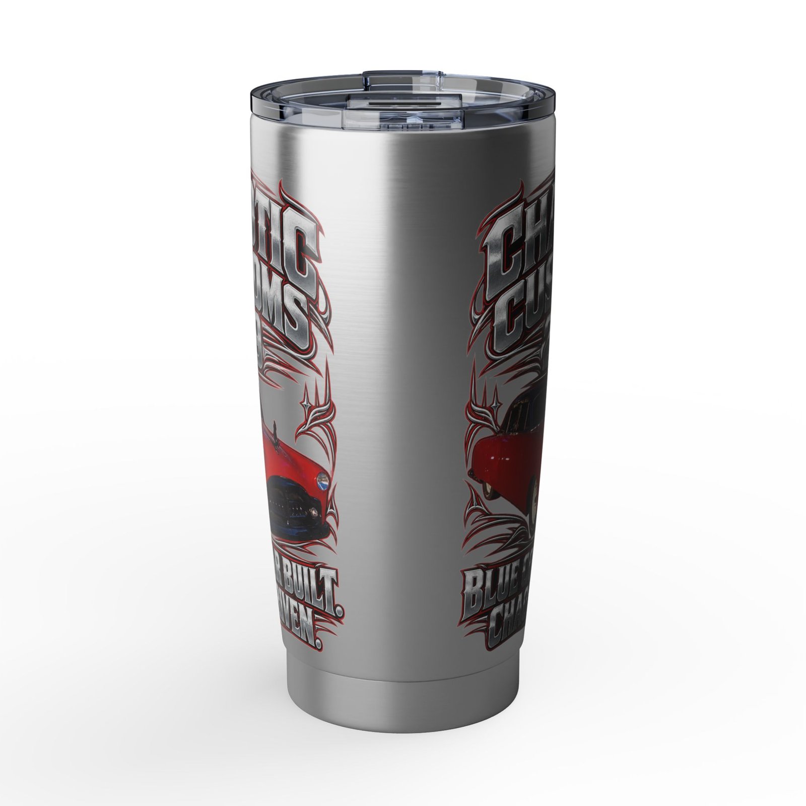 Chaotic Customs 219 — Blue Collar Built. Chaos Driven. 20oz Tumbler