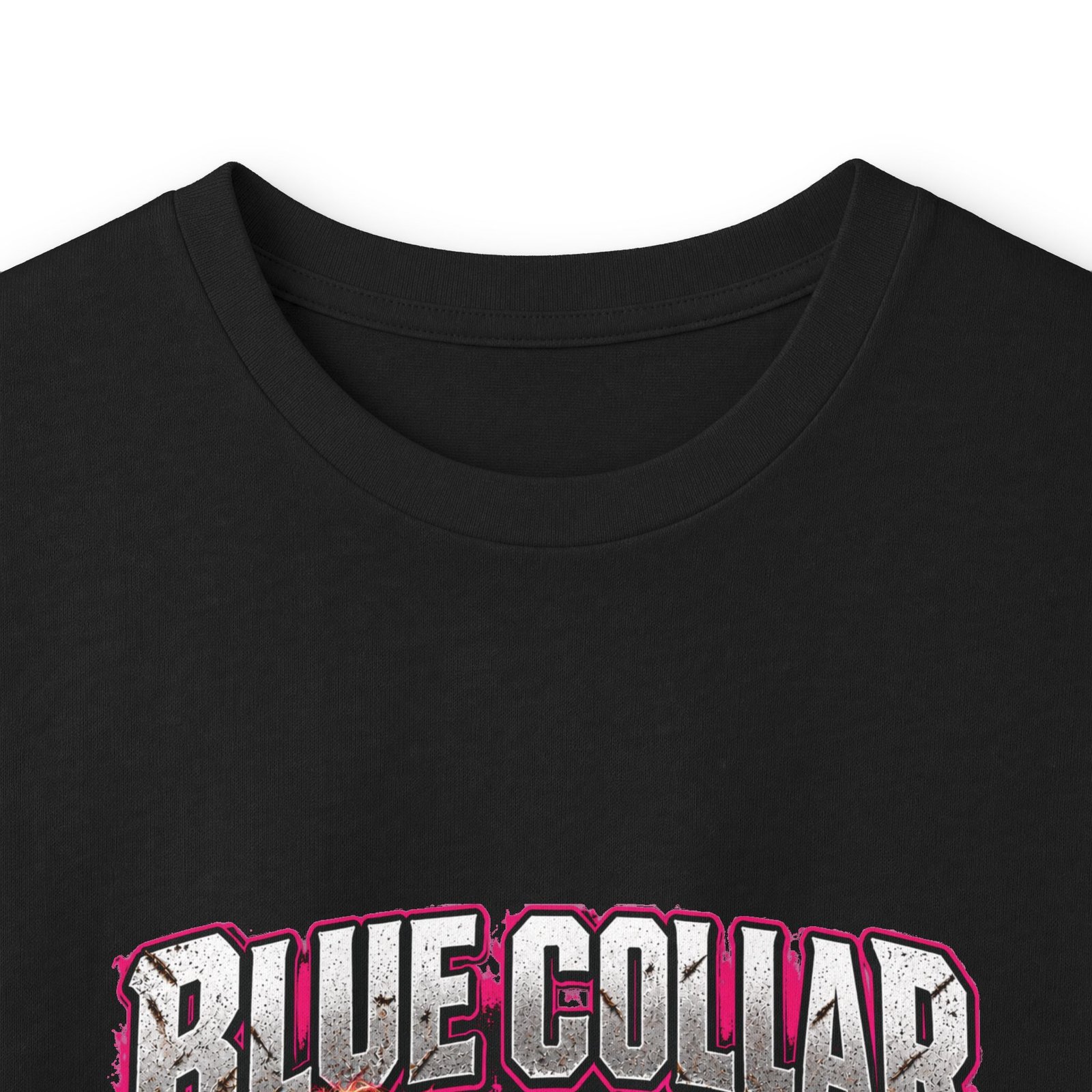 Blue Collar Wife | Hot Pink Tailgate Long-Sleeve Shirt — Her Trade. Her RULES. - Image 3