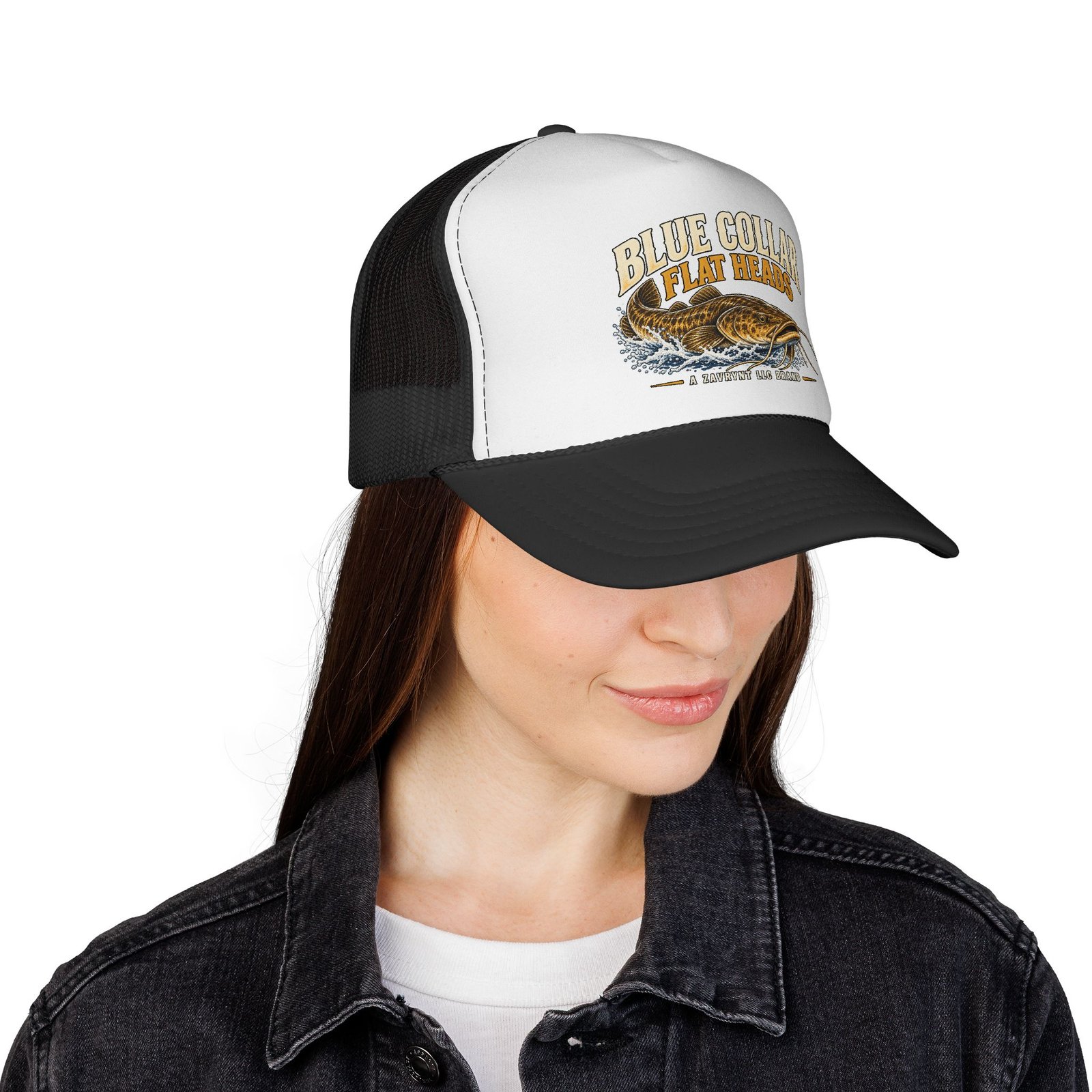 Blue Collar Flat Heads — Flathead Trucker Hat - Image 4