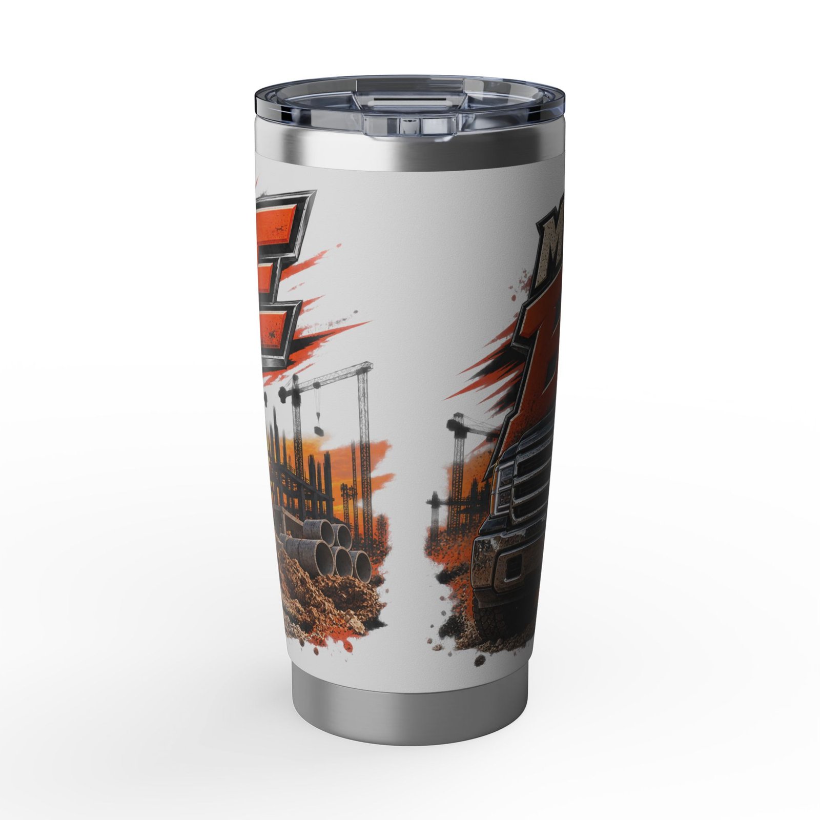 Mr Bigtime | Construction Foreman 20oz Tumbler — Don’t Be a Ronnie - Image 2