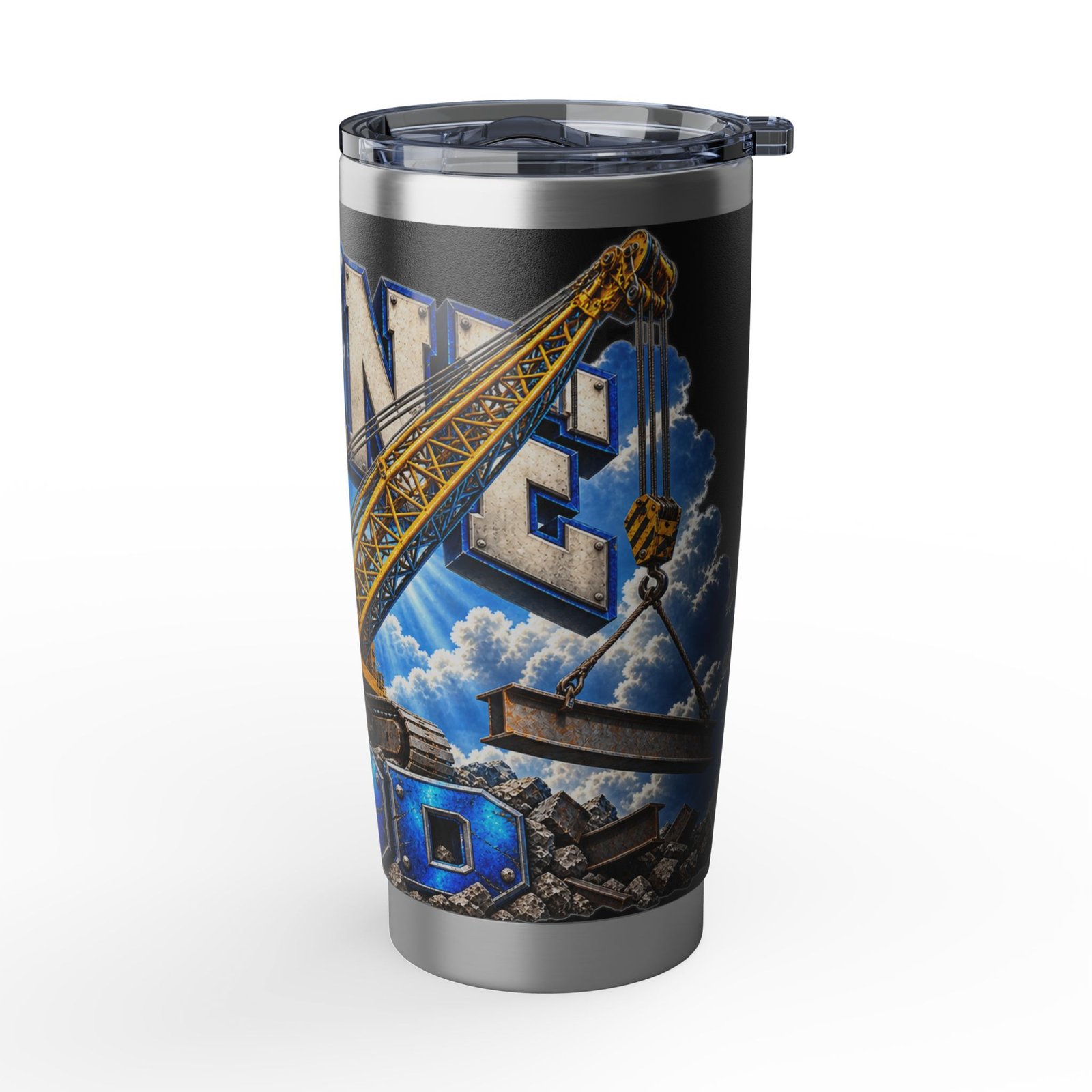 Crane God | Heavy Crane Operator 20oz Tumbler — Don’t Be a Ronnie - Image 7