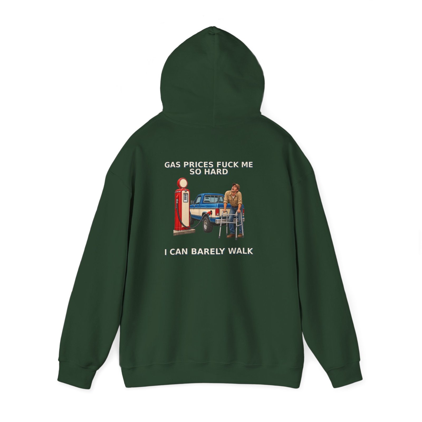 Gas Prices — I Can Barely Walk Work Hoodie - Image 3
