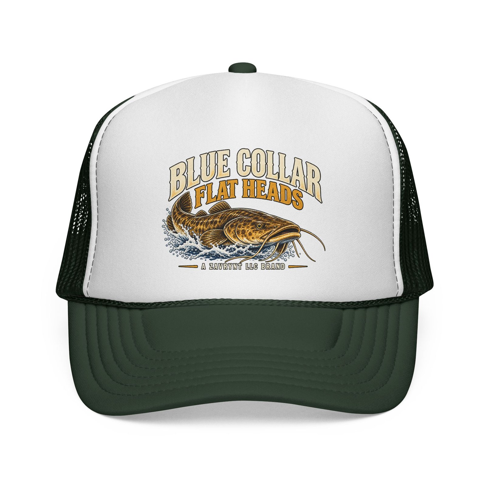 Blue Collar Flat Heads — Flathead Trucker Hat - Image 5