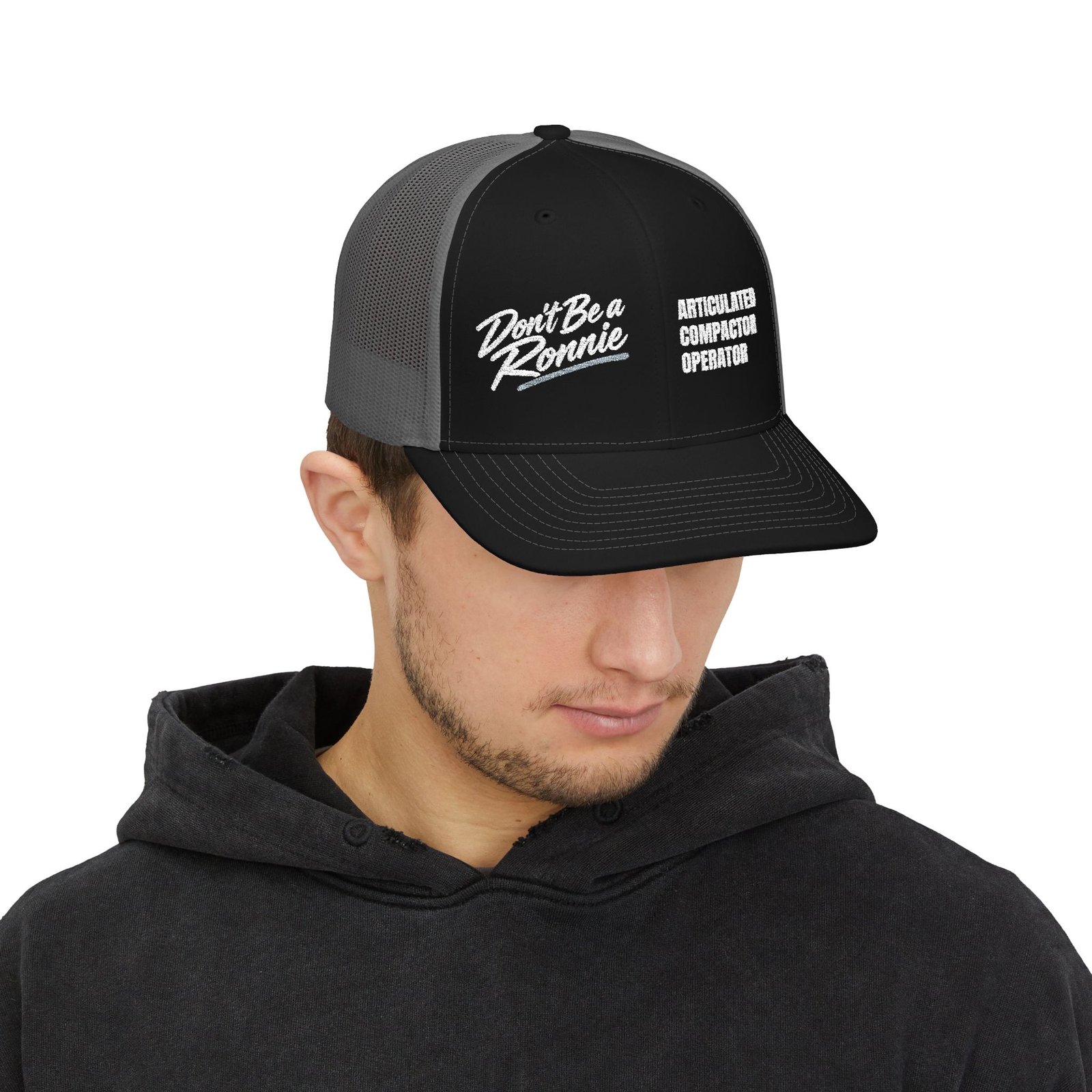 Articulated Compactor Operator Embroidered Richardson 112 Hat | Don’t Be a Ronnie - Image 11