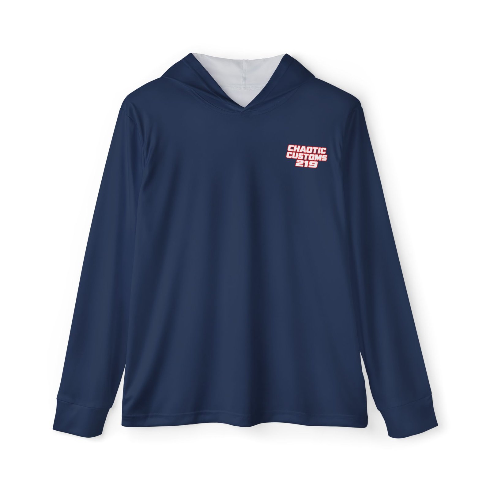 Chaotic Customs 219 — Navy Sports AOP Hoodie