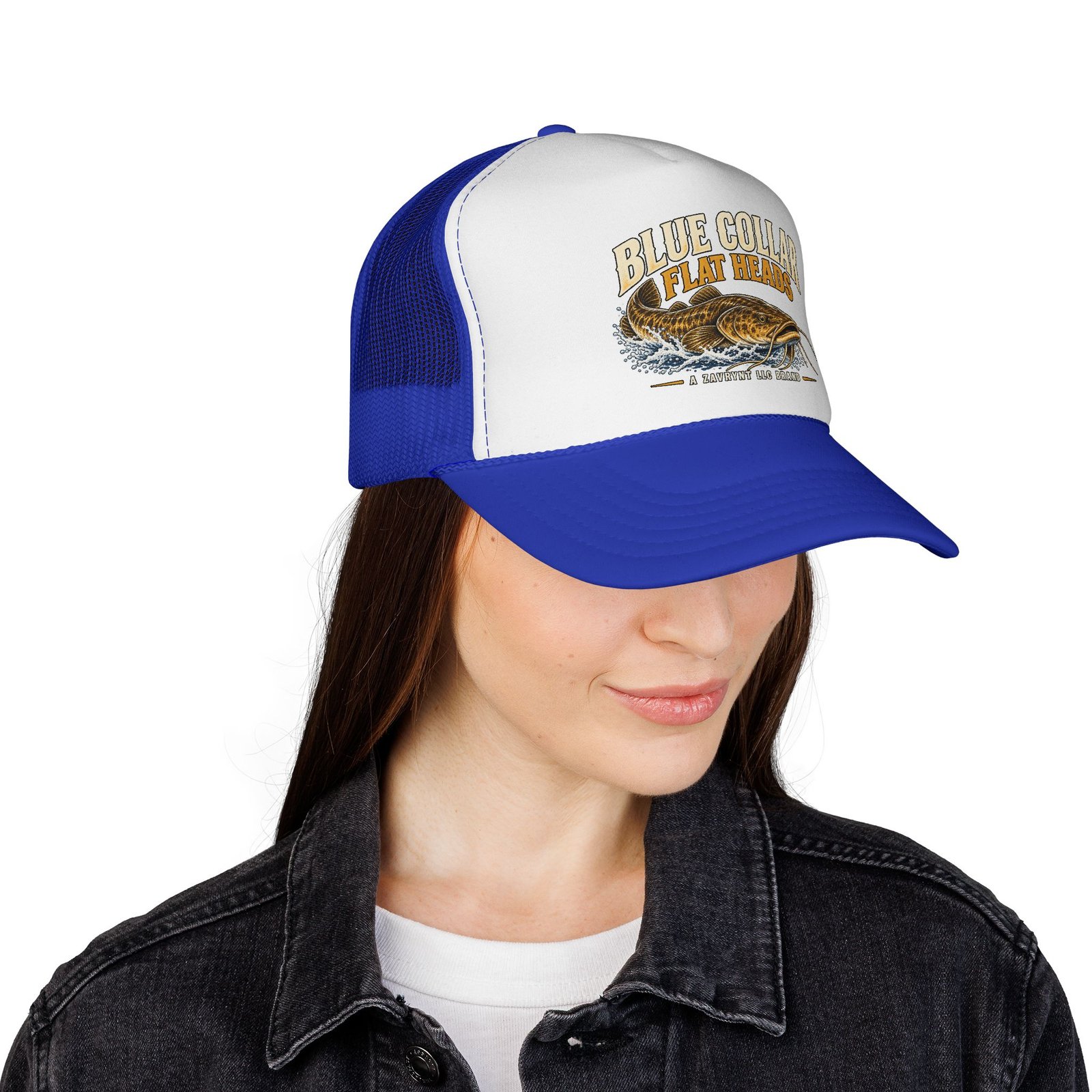 Blue Collar Flat Heads — Flathead Trucker Hat - Image 16