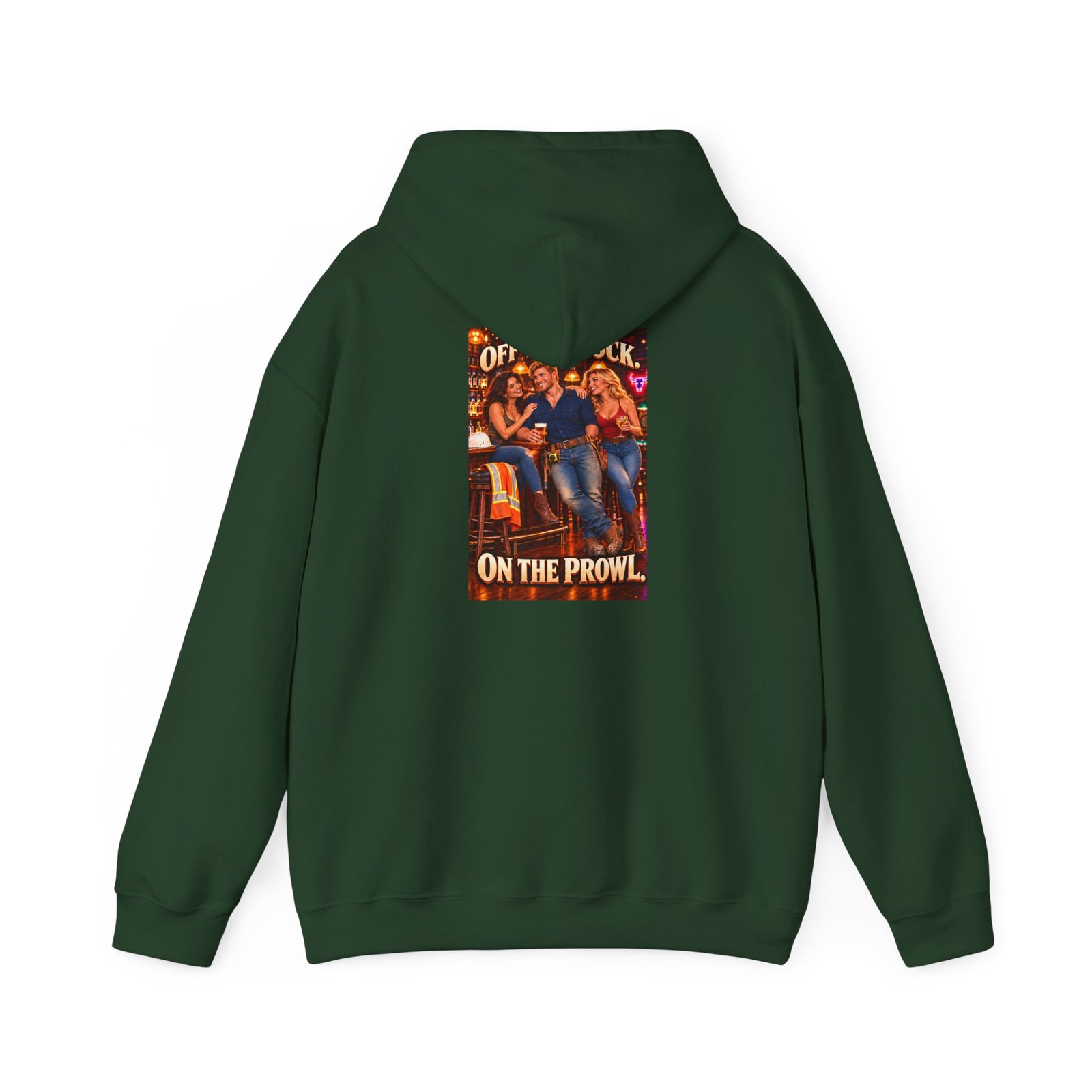 Off the Clock. On the Prowl. — Blue-Collar Hoodie | Don’t Be a Ronnie - Image 9